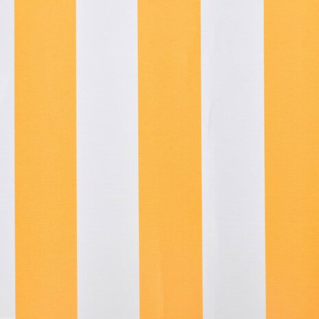 Luifeldoek 450x300 cm canvas oranje en wit  3