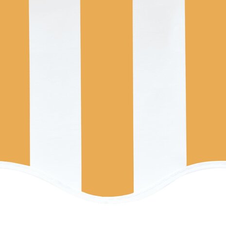 Vervangingsdoek voor luifel 6x3,5 m geel en wit 5