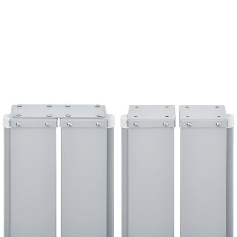 Windscherm uittrekbaar 100x600 cm blauw 8