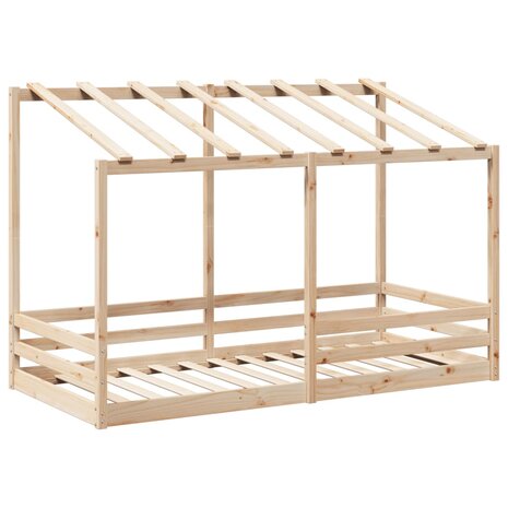 Kinderbed met bedhuis 80x200 cm massief grenenhout 3