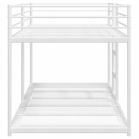 Stapelbed zonder matras 100x190 cm staal wit 6