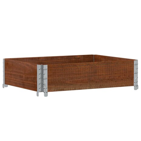 Plantenbak 80x60 cm massief grenenhout bruin 5
