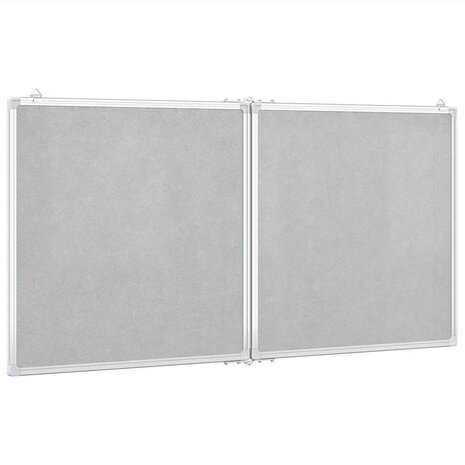 Whiteboard magnetisch inklapbaar 120x60x1,7 cm aluminium 4