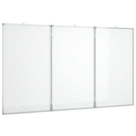 Whiteboard magnetisch inklapbaar 120x80x1,7 cm aluminium 2