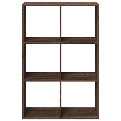 Kamerscherm / boekenkast 69,5x29x103,5 cm hout bruin eikenkleur 5
