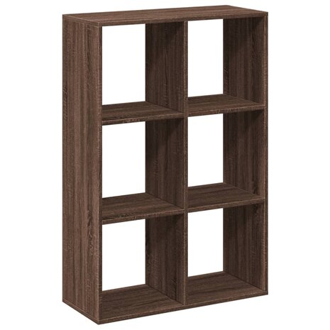 Kamerscherm / boekenkast 69,5x29x103,5 cm hout bruin eikenkleur 7