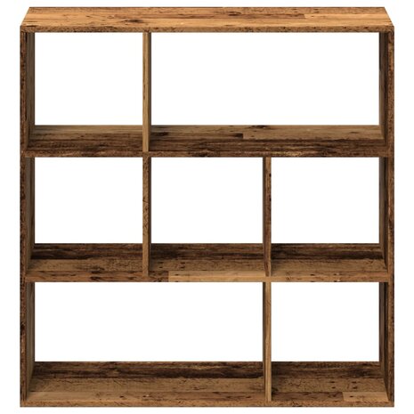 Kamerscherm / boekenkast 102x29x103,5 cm hout oud houtkleurig 5