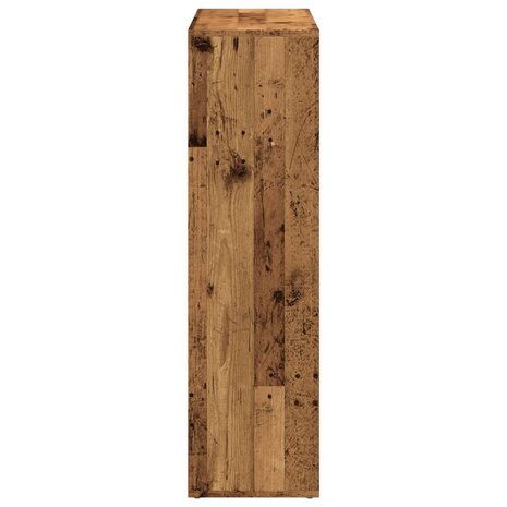 Kamerscherm / boekenkast 102x29x103,5 cm hout oud houtkleurig 6