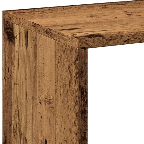 Kamerscherm / boekenkast 102x29x103,5 cm hout oud houtkleurig 9