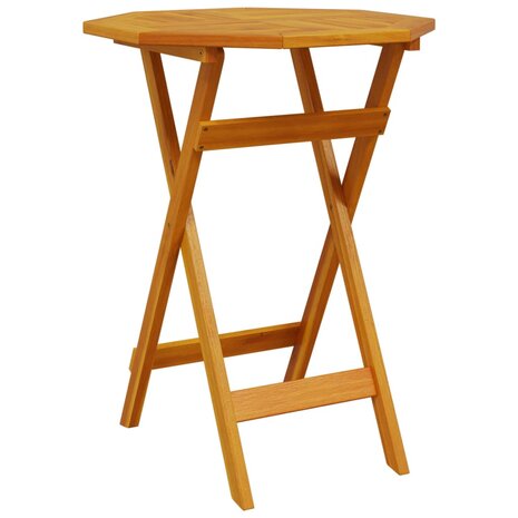 Tuintafel inklapbaar Ø60x75 cm massief acaciahout 2