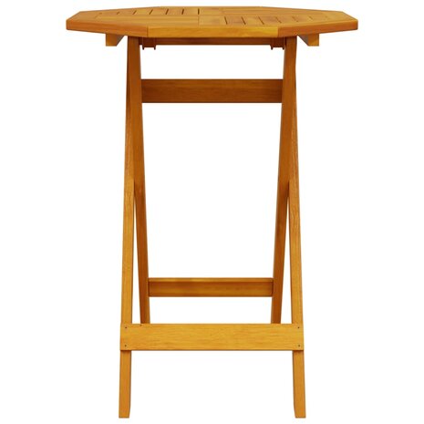 Tuintafel inklapbaar Ø60x75 cm massief acaciahout 4