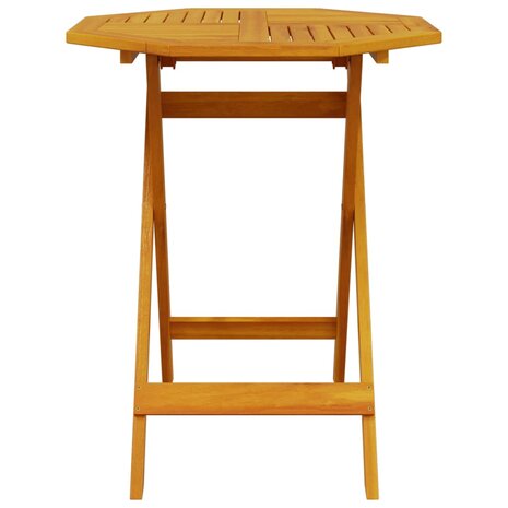 Tuintafel inklapbaar Ø70x75 cm massief acaciahout 4