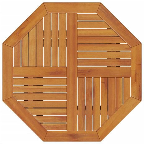 Tuintafel inklapbaar Ø70x75 cm massief acaciahout 7