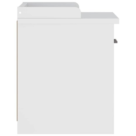 Gangbankje SANDNES wit 45x40x50 cm massief grenenhout 7