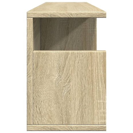 Wandkast 80x20x30 cm bewerkt hout sonoma eikenkleurig 5