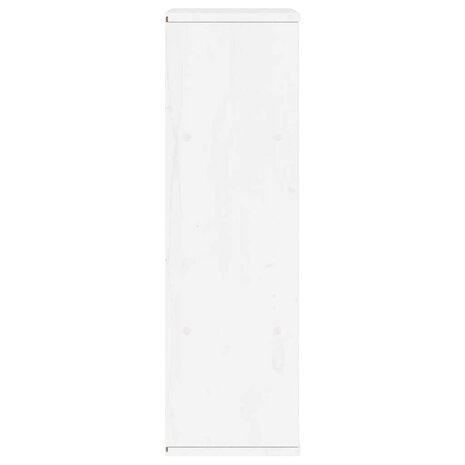 Bijzetkast met lades ODDA wit 40x24x79 cm massief grenenhout 7