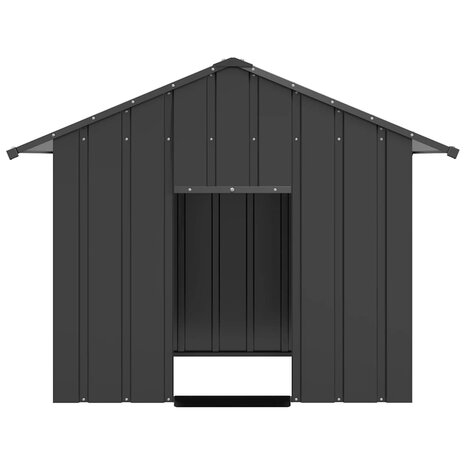Hondenhok met dak 131x101x102 cm gegalvaniseerd staal 3