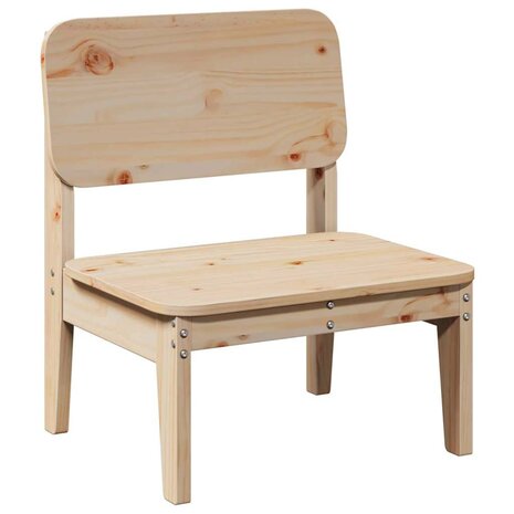 Tuinstoel 60x52,5x72 cm massief grenenhout 2