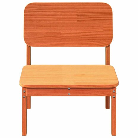 Tuinstoel 60x52,5x72 cm massief grenenhout wasbruin 3