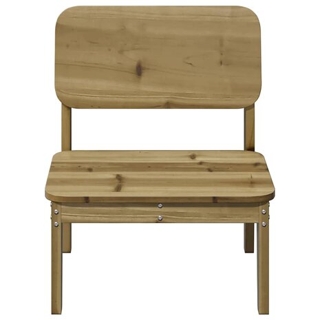 Tuinstoel 60x52,5x72 cm geïmpregneerd grenenhout 3