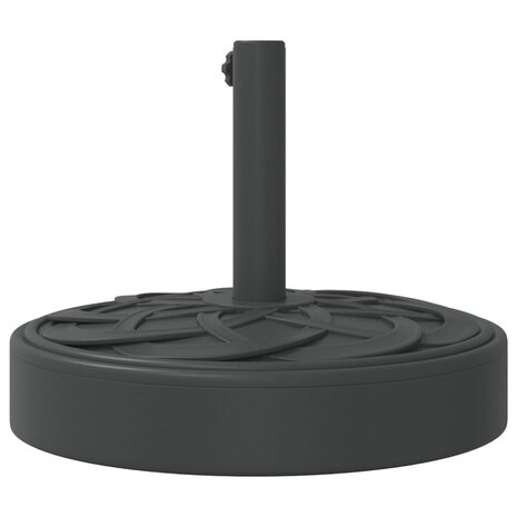 Parasolvoet voor stokken van Ø38 / 48 mm 25 kg rond 6