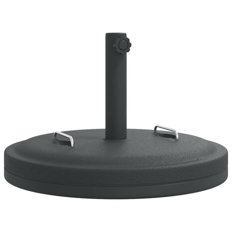 Parasolvoet met handgrepen voor stok van Ø38 / 48 mm 25 kg rond 2