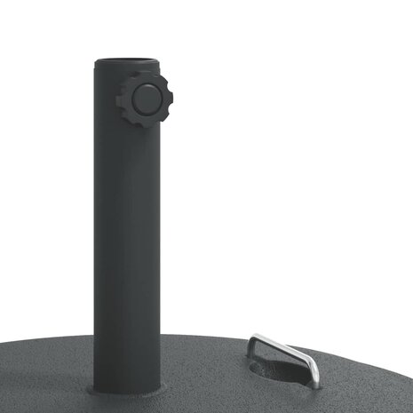 Parasolvoet met handgrepen voor stok van Ø38 / 48 mm 25 kg rond 8