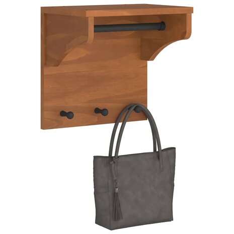 Wandkapstok SANDNES 43x30x42 cm massief grenenhout 1
