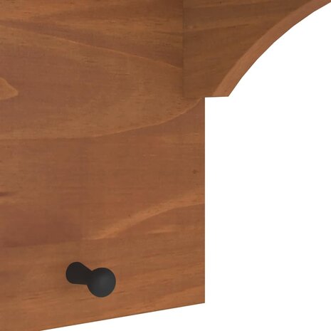 Wandkapstok SANDNES 43x30x42 cm massief grenenhout 9