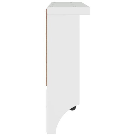 Wandkapstok SANDNES wit 87x12x35 cm massief grenenhout 6