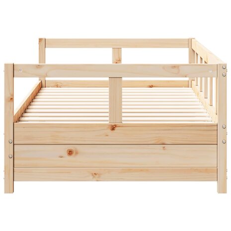 Slaapbank 90x190 cm massief grenenhout naturel 6