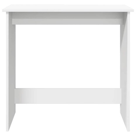 Bureau 80x40x75 cm bewerkt hout wit 4