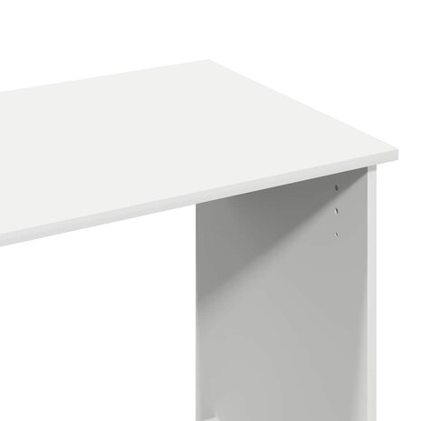 Bureau 80x40x75 cm bewerkt hout wit 7