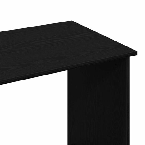 Bureau 80x40x75 cm bewerkt hout zwart 7