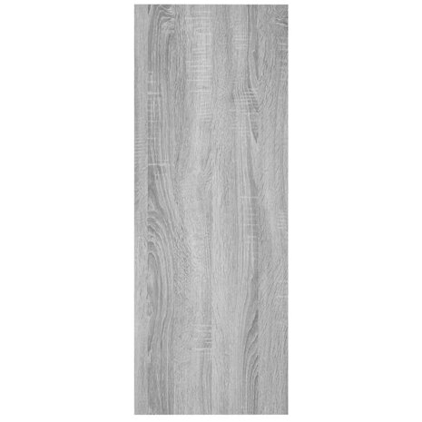 Wandtafel 105x30x80 cm bewerkt hout grijs sonoma eikenkleurig 6