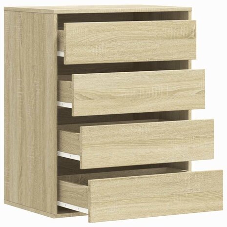 Ladekast 60x41x76 cm bewerkt hout sonoma eikenkleurig 5