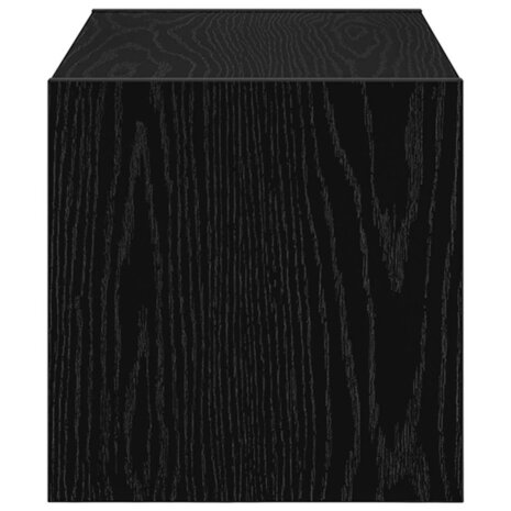 Schoenenrek stapelbaar 60x30x30,5 cm zwart eikenkleurig 5