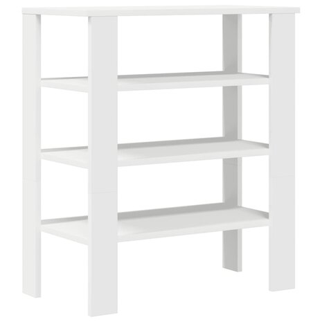 Schoenenrek 61x32x70 cm bewerkt hout wit 6