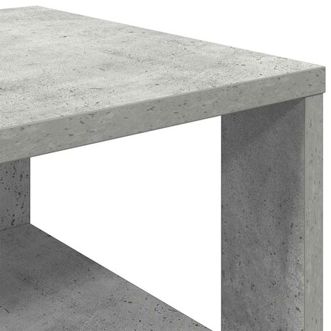 Schoenenrek 61x32x70 cm bewerkt hout betongrijs 7