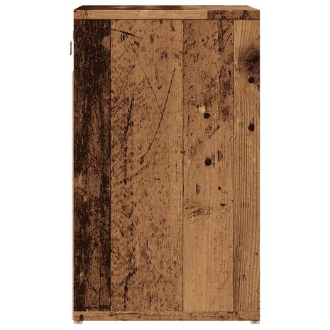 Schoenenkast 52x30x50 cm oud houtkleurig 5