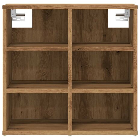 Schoenenkast 52x30x50 cm artisanaal eikenkleur 4