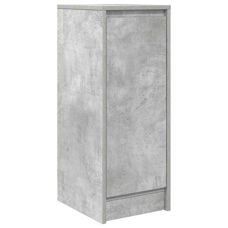 Dressoir 29,5x34x76 cm bewerkt hout betongrijs 2