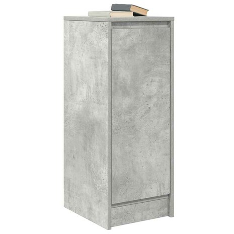 Dressoir 29,5x34x76 cm bewerkt hout betongrijs 4