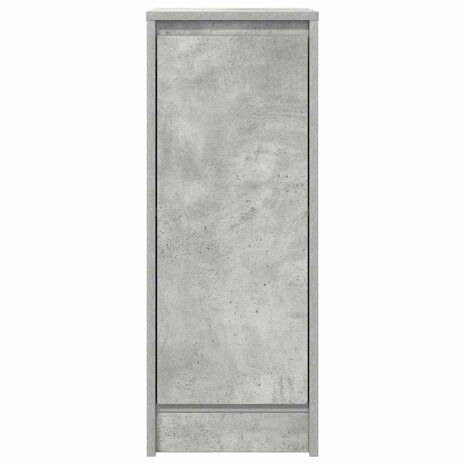 Dressoir 29,5x34x76 cm bewerkt hout betongrijs 6