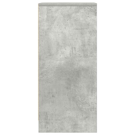 Dressoir 29,5x34x76 cm bewerkt hout betongrijs 7