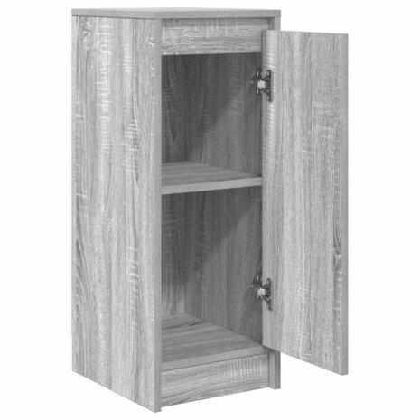 Dressoir 29,5x34x76 cm bewerkt hout grijs sonoma eikenkleurig 5