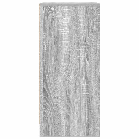 Dressoir 29,5x34x76 cm bewerkt hout grijs sonoma eikenkleurig 7