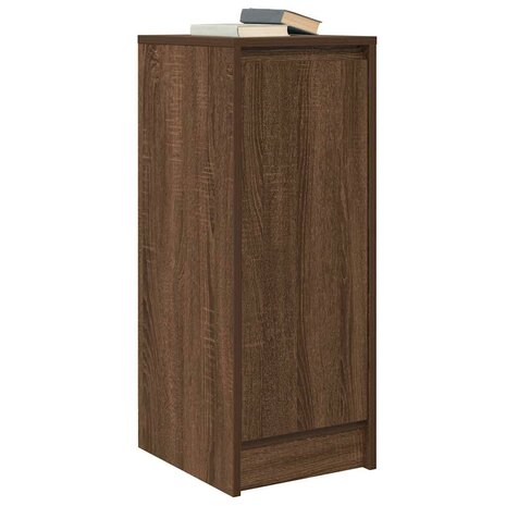 Dressoir 29,5x34x76 cm bewerkt hout bruin eikenkleurig 4