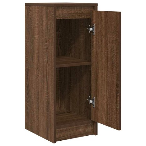Dressoir 29,5x34x76 cm bewerkt hout bruin eikenkleurig 5