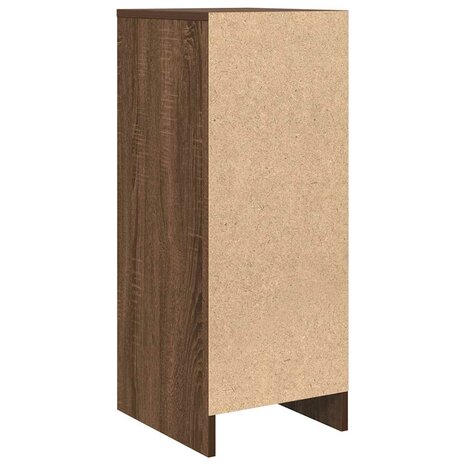 Dressoir 29,5x34x76 cm bewerkt hout bruin eikenkleurig 8